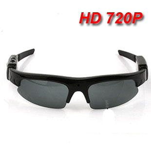 720p HD Black Spy Sunglasses SG09B
