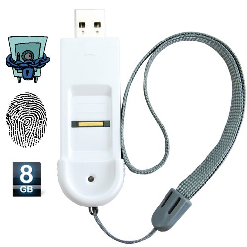 USB Fingerprint Security Lock Flash Disk 8GB